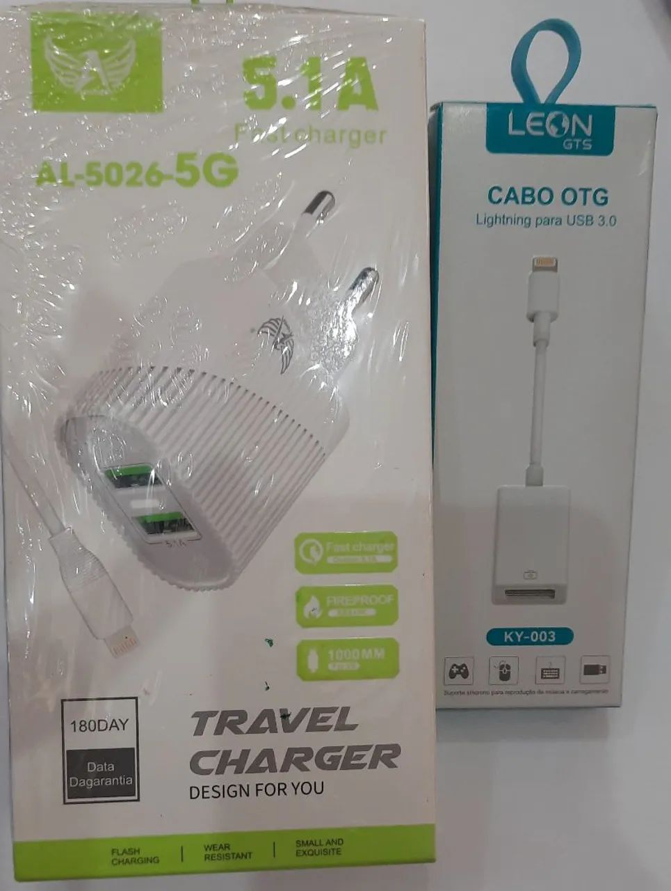 Carregador de Viagem 5.1A com 2 Portas USB