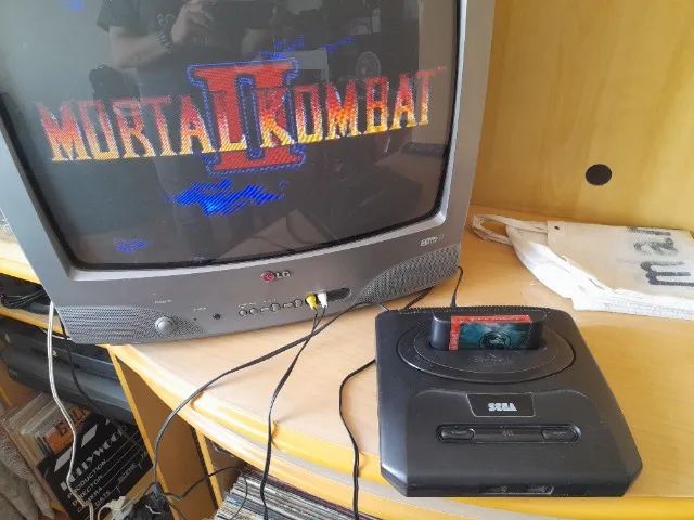 Vídeo Game Mega Drive lll, com 3 jogos, Funcionando, sem acessórios, leia a descrição - Foto 2