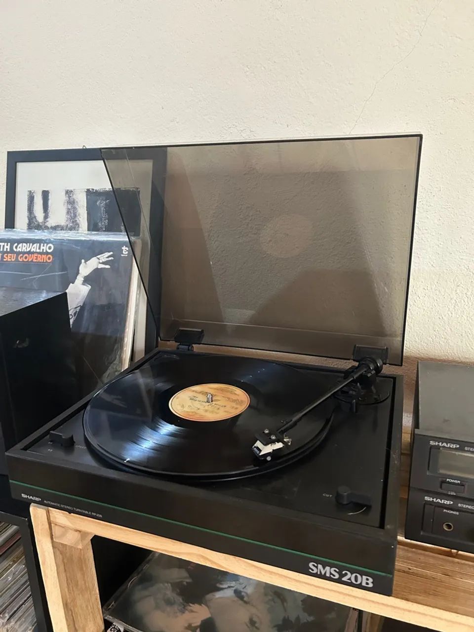 Aparelho de som vintage completo - Foto 2