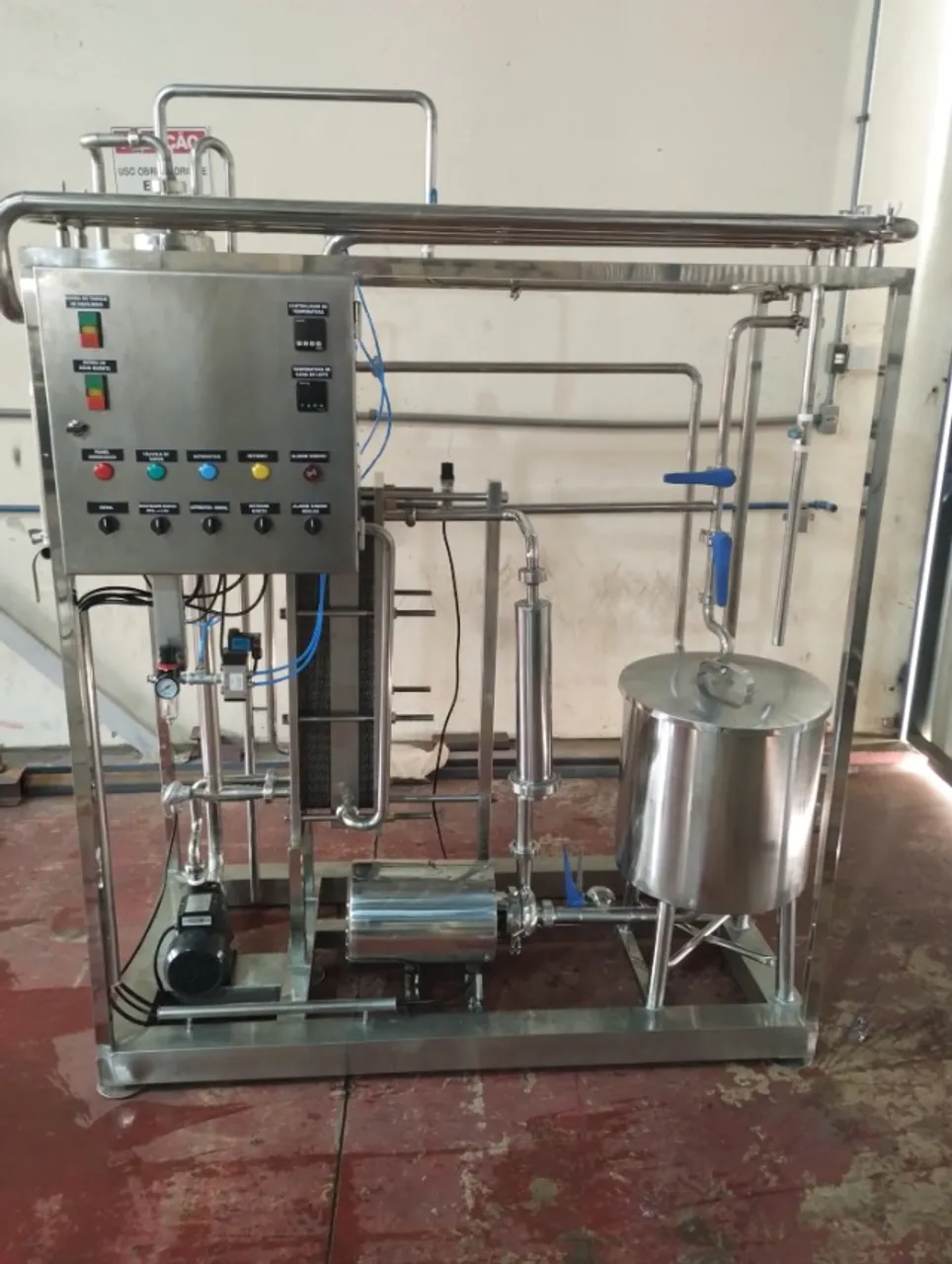 Pasteurizador de leite 1.000 L