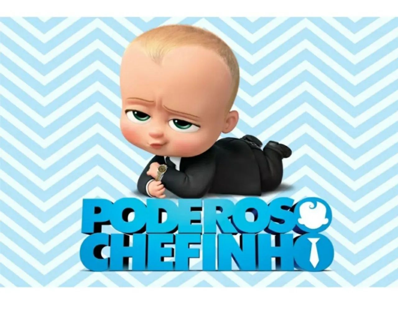 Painel em tecido retangular poderoso Chefinho