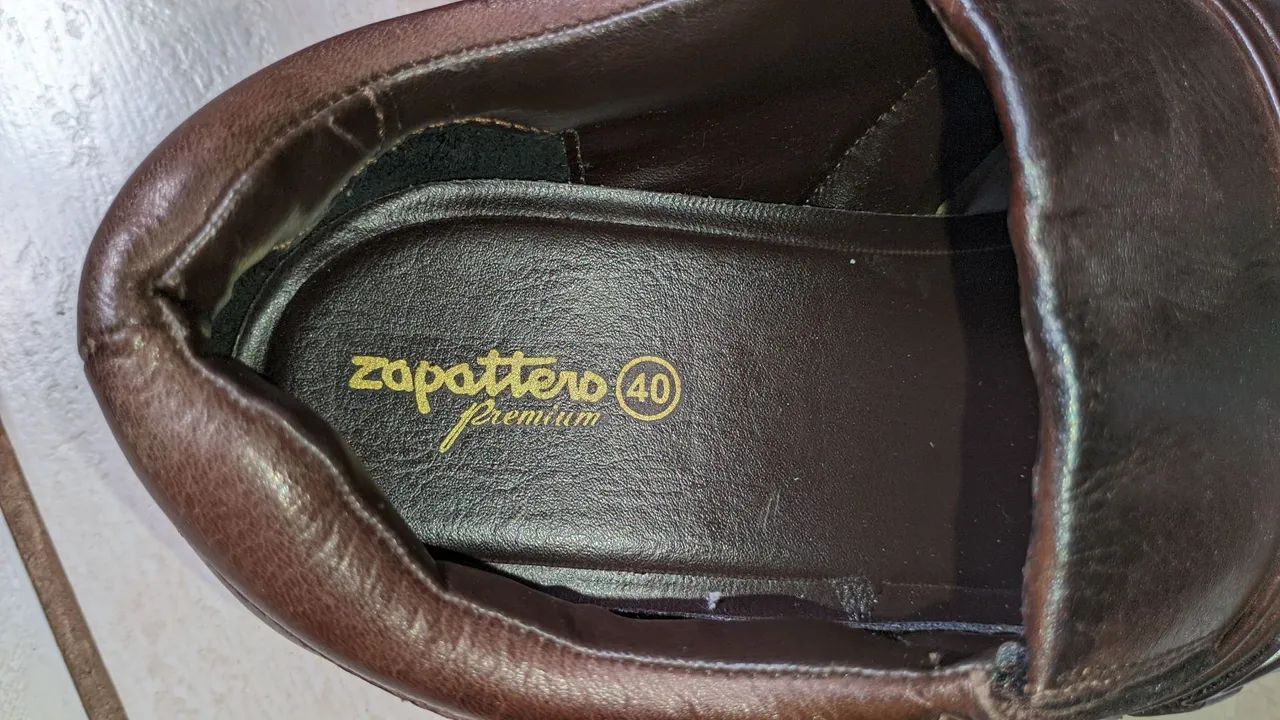 Sapato Social Zapattero Premium marrom - Foto 4