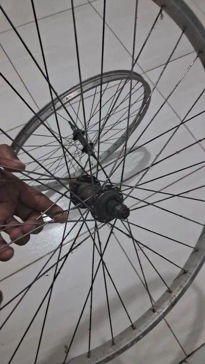 Jogo de jante completa traseira e dianteira aro 26 para bicicleta  - Foto 3