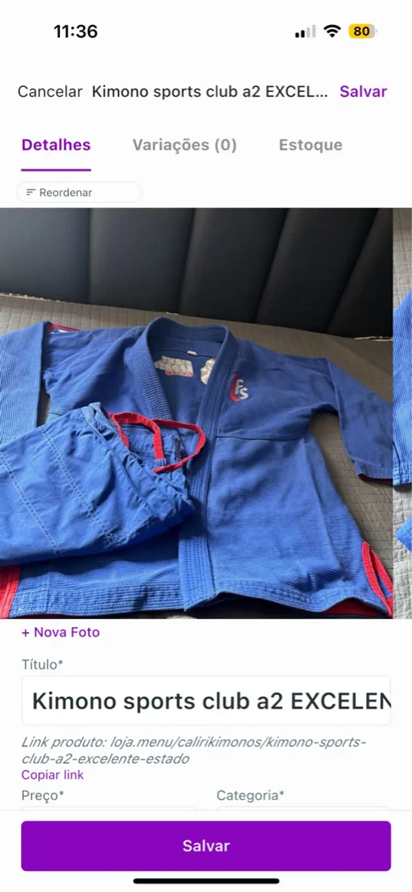 Kimono jiu jitsu a0 a1 a2 a3 a4 a5 azul preto branco usado seminovo e novo