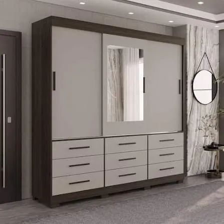 Guarda roupa casal 3pts e 9 gavetas  - Foto 5