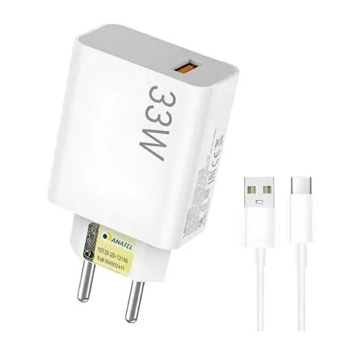 Carregador Rápido 33W  para Celular  v8