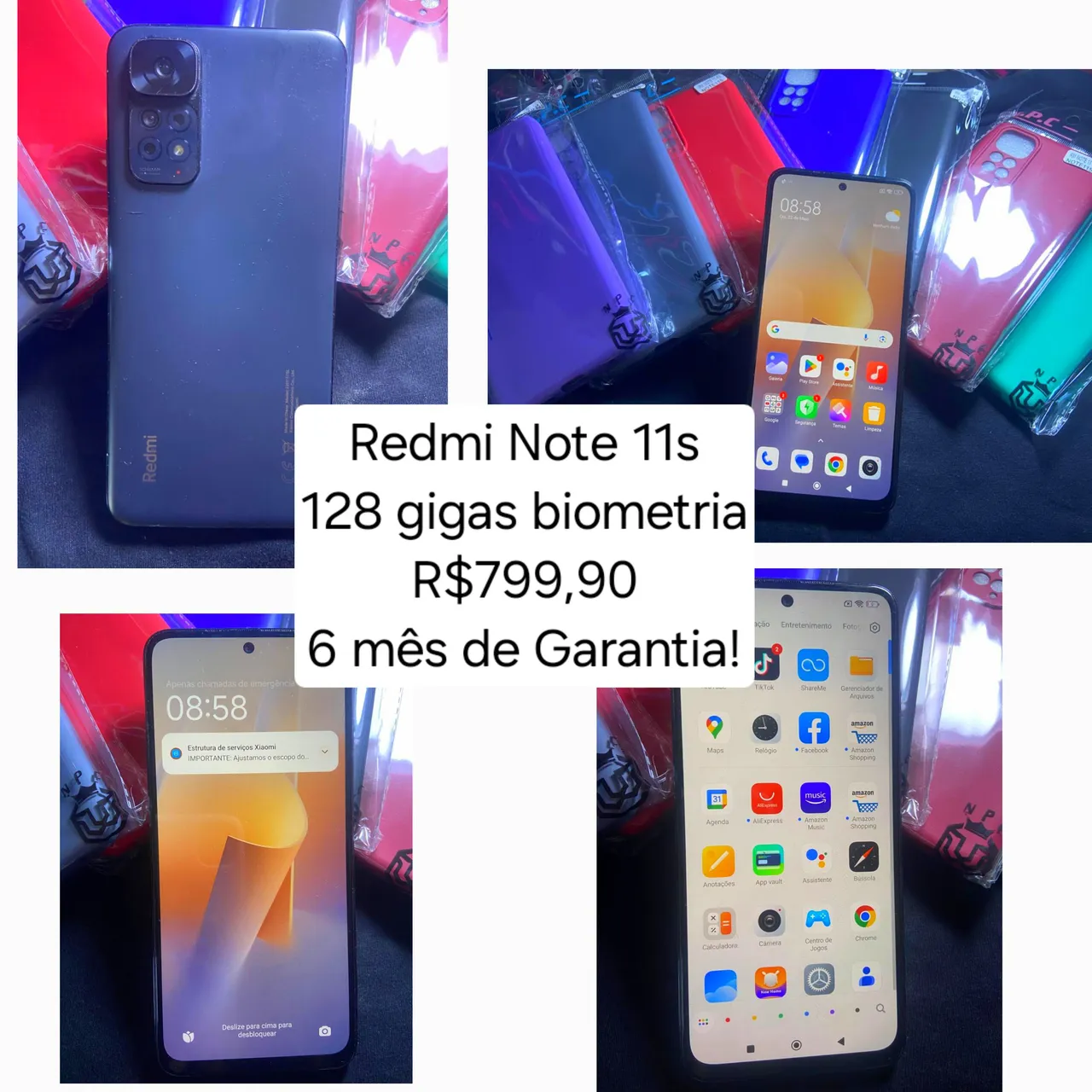 Redmi Note 11s Aparelho semi novo