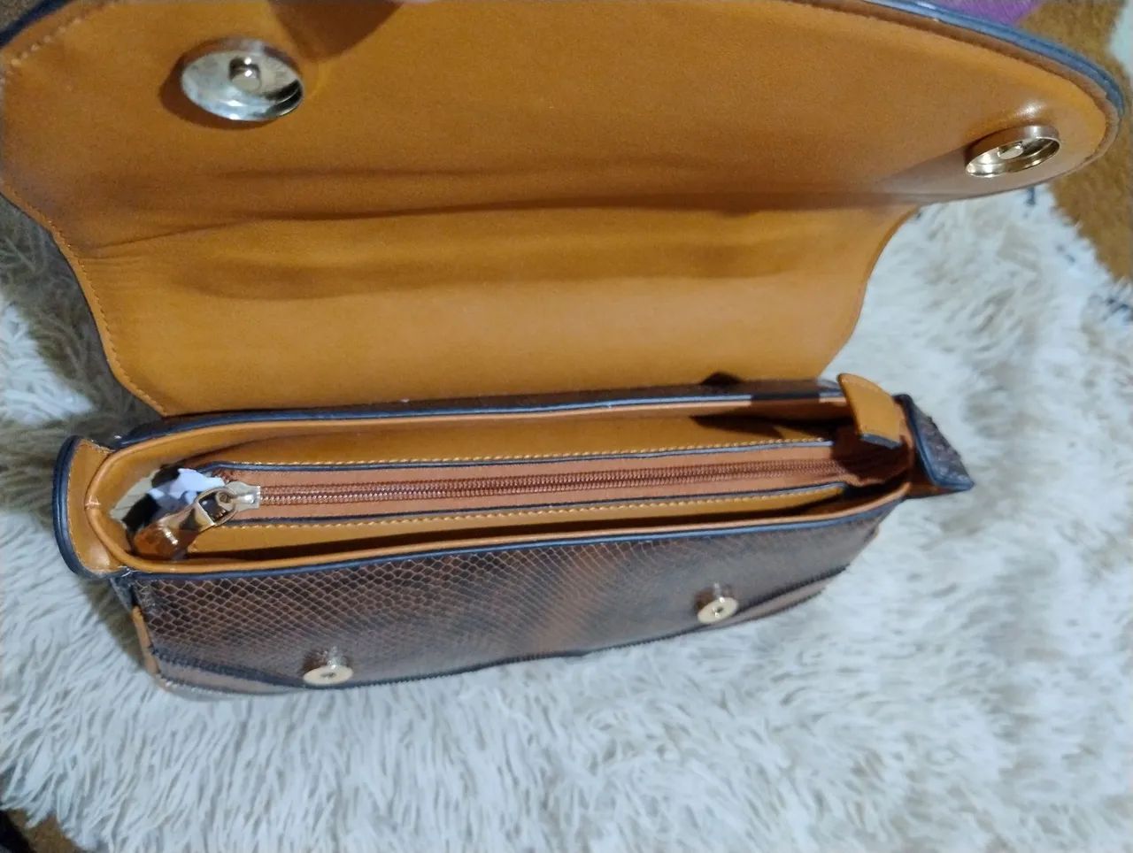 Bolsa de Ombro Mondain - Marrom - Nova - Foto 4