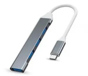 HUB Usb Tipo-C Macho x 4 USB 3.0 Fêmea 5 Gbps - Novo - Loja Coimbra Computadores - Foto 3