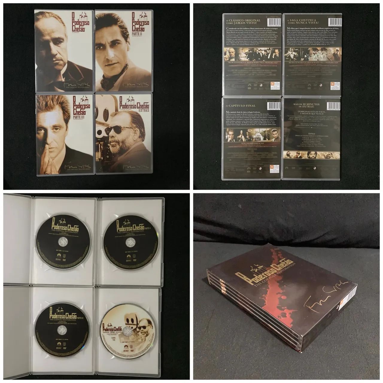 O Poderoso Chefão - The Coppola Restoration (box 4 DVDs) - Foto 3