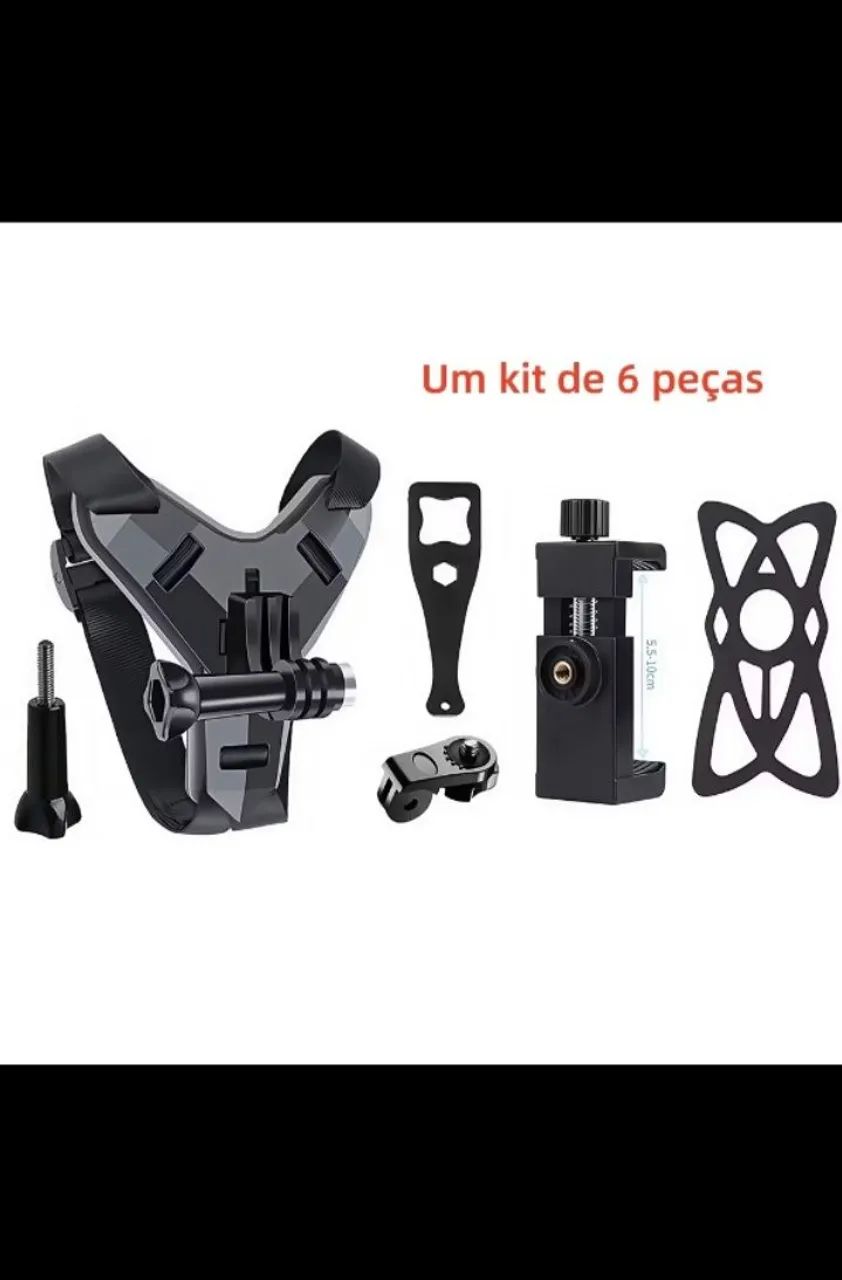 Suporte de celular para capacete  - Foto 2