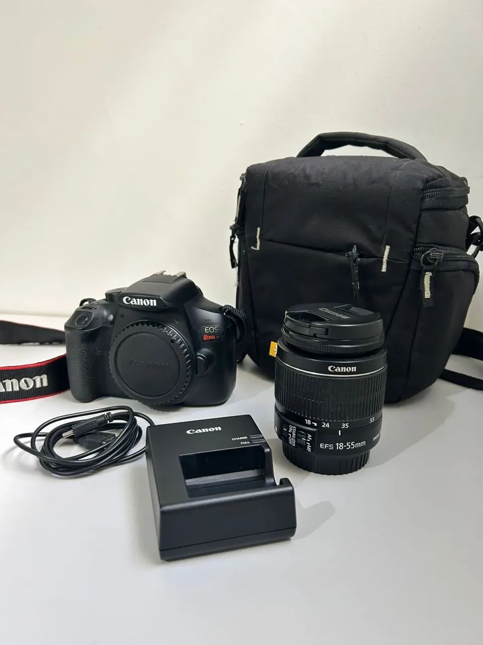 Câmera Canon Rebel T6 Câmeras e Filmadoras Senador Nilo Coelho