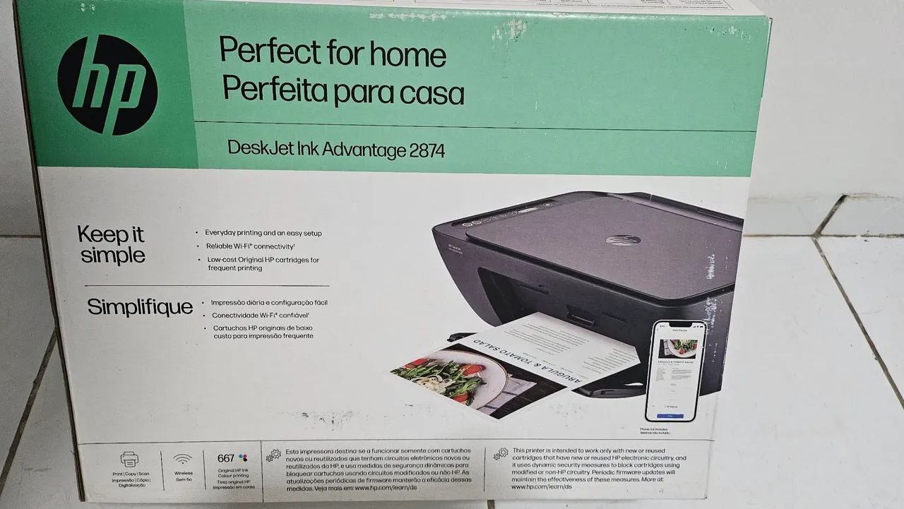 Impressora HP DeskJet 3725 - Foto 2