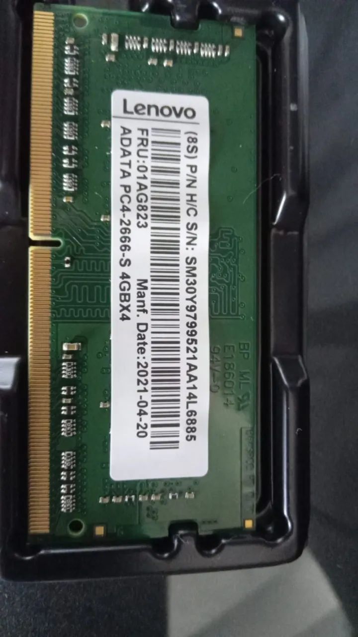 DDR4 RAM Memory 4GB Original Lenovo Used64291874924163120