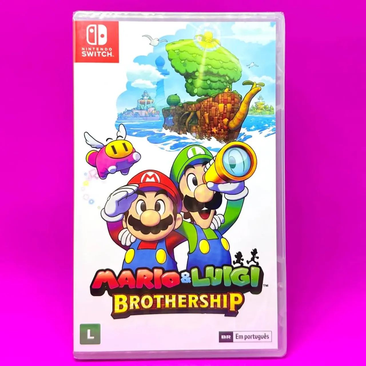 Game Lacrado Mario & Luigi Brothership mídia física switch 