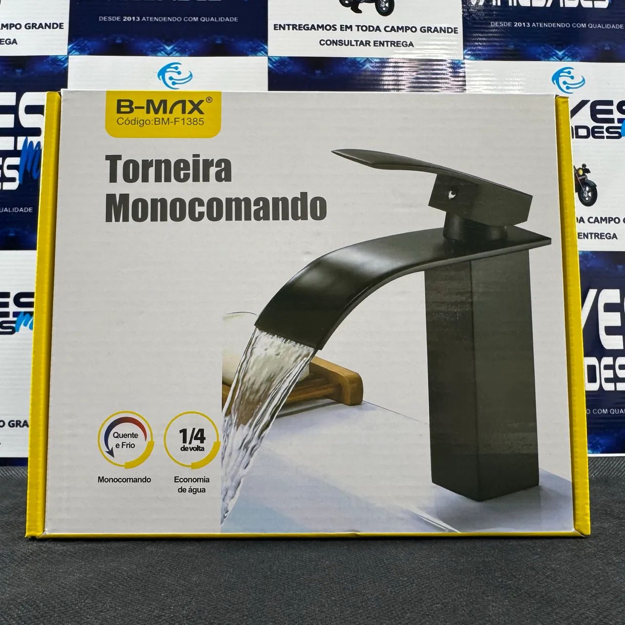 Torneira Monocomando B-MAX BM-F1385 - Design Moderno e Alta Durabilidade BM-F1385