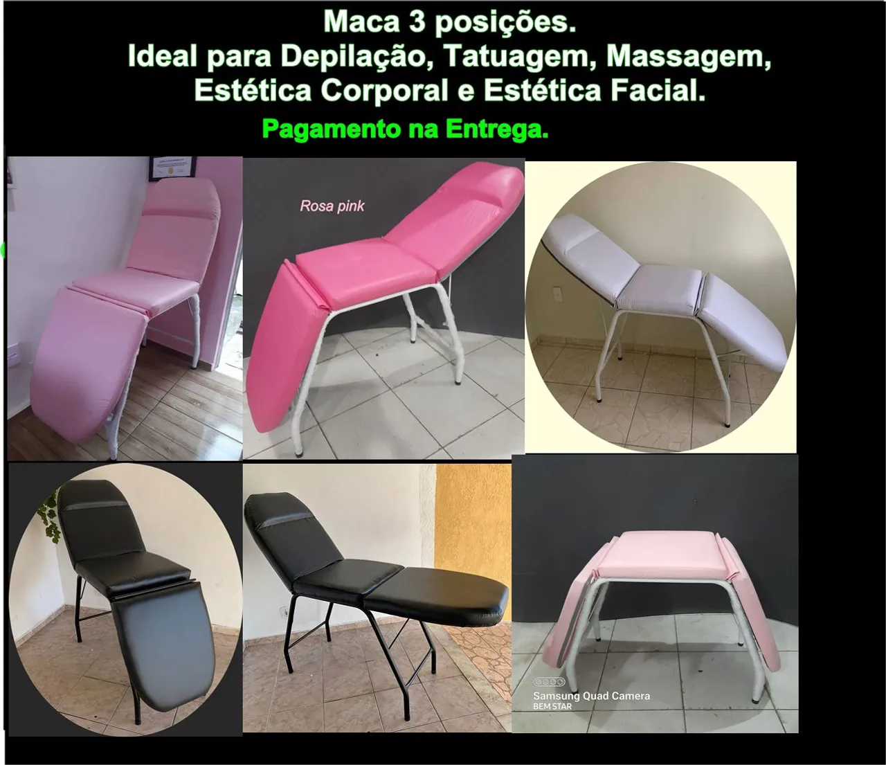 Maca para estética 3 posições