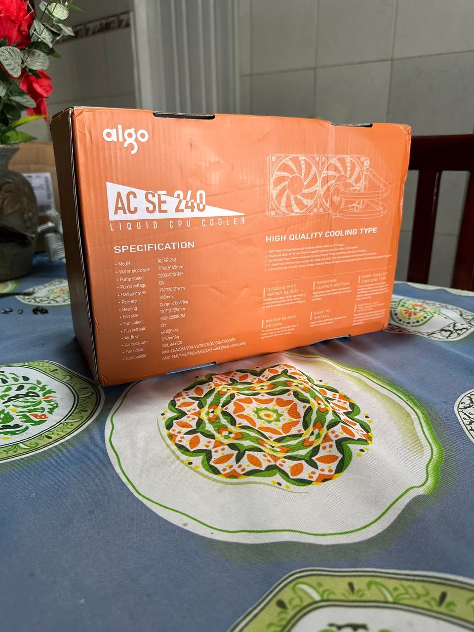 Water Cooler AIGO AC SE 240 BRANCO