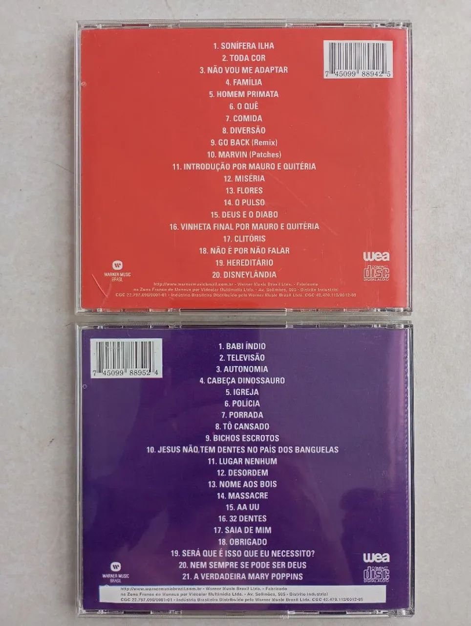 CDs Coletânea Tit ãs 84-94 - Foto 2