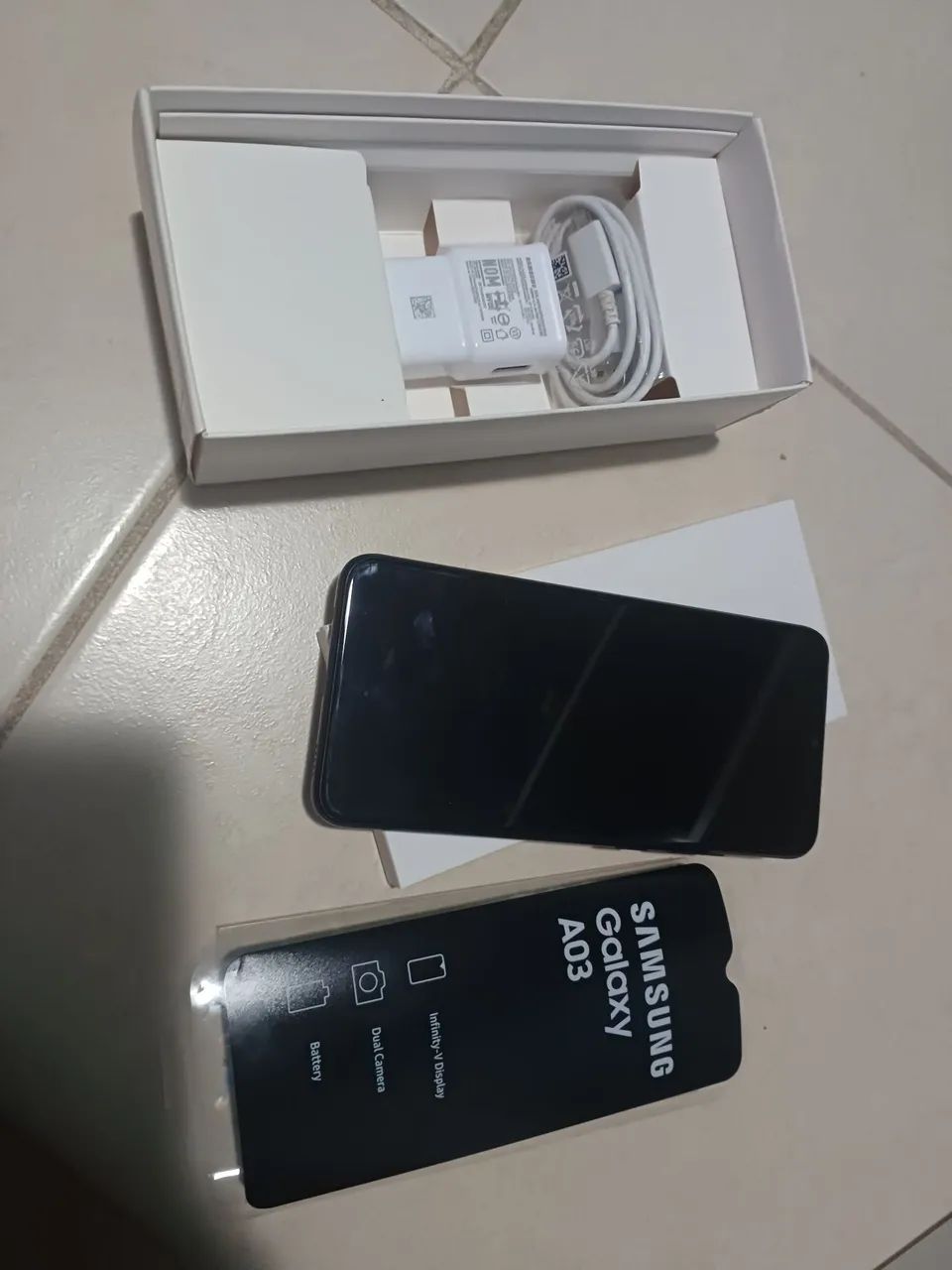 Samsung Galaxy A03 64gb com caixa completa, capa e película - Foto 5