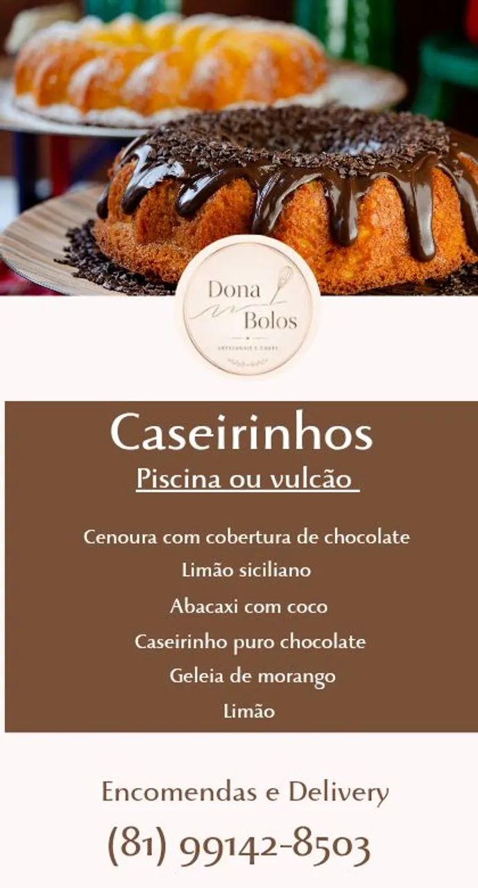 Bolos caseiros Cakes artesanais  - Foto 3