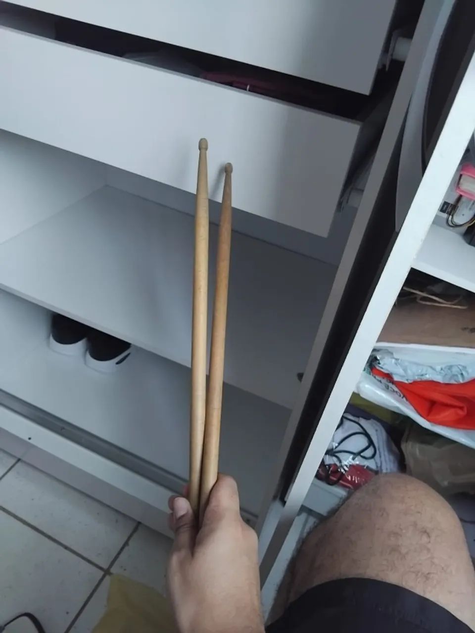 Baquetas de Madeiras Bateria - Foto 3