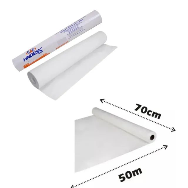 Papel para maca 70x50 caixa c/ 10 rolos 