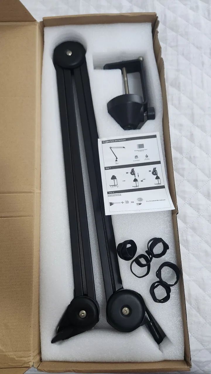 Suporte microfone profissional articulado MS-605 - Foto 5