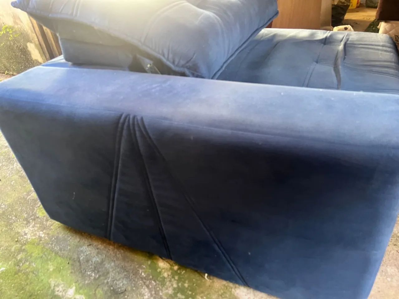 Sofá 3 metros Suede 442957976295843840