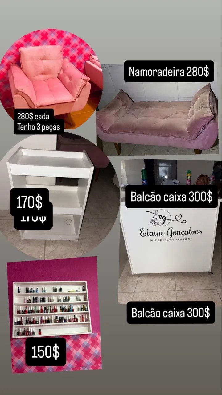 Poltronas rosa usadas  - Foto 4