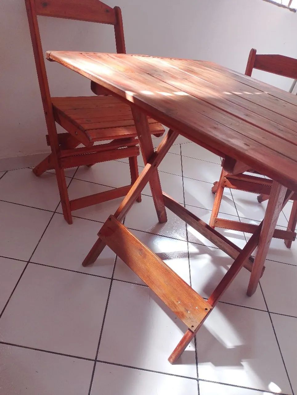 Conjunto Mesa de Madeira  - Foto 4