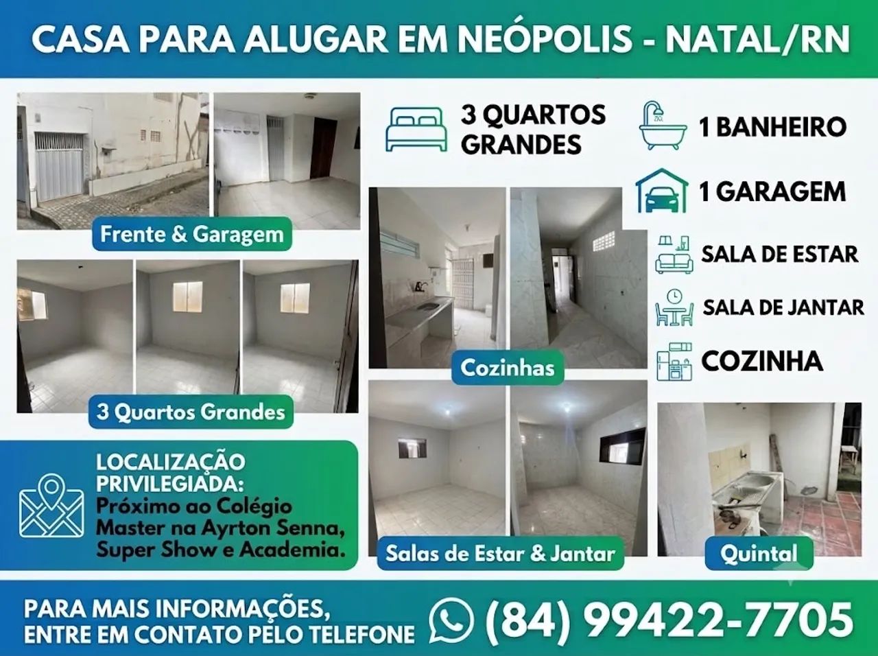Alugo casa em Neopolis 