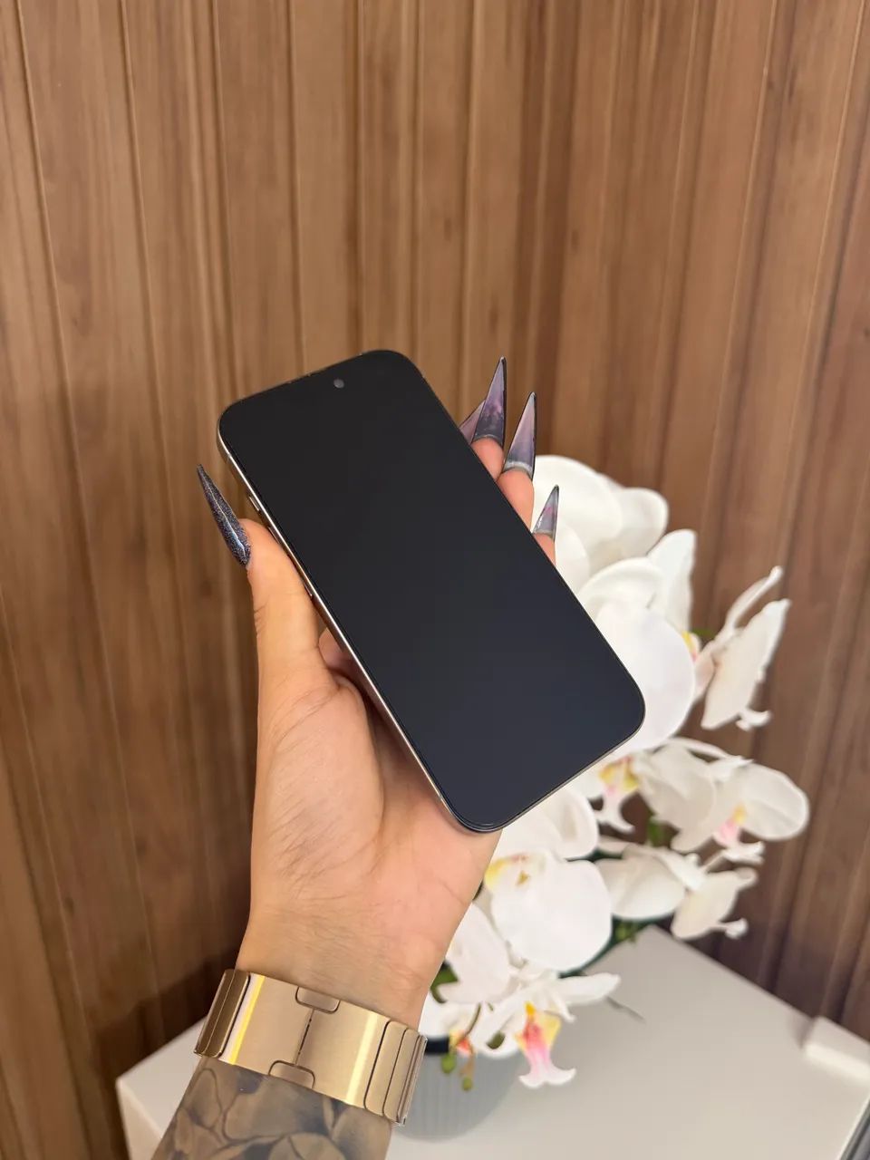 iPhone 15 Pro 128gb Titânio Natural - Foto 4
