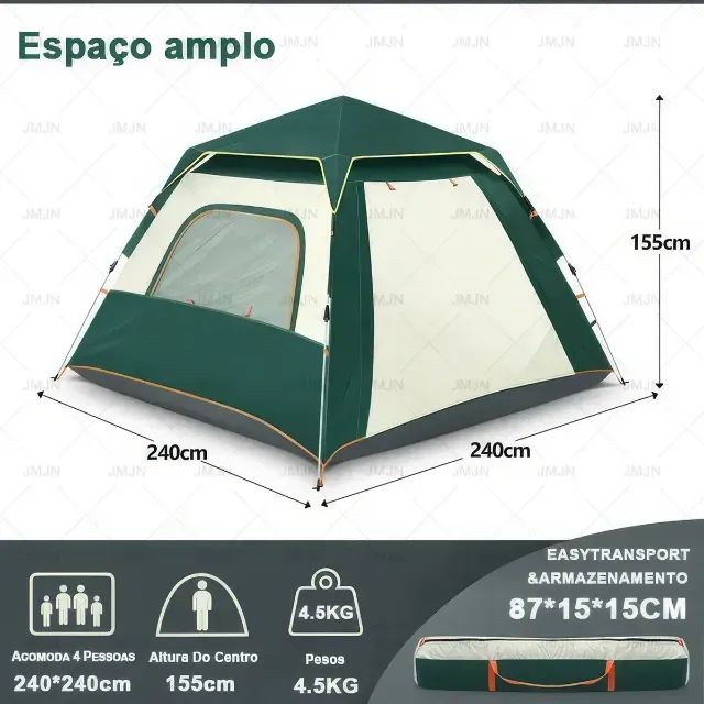 Barraca Automatica Popup 4 Pessoas Nova Nunca Usada - Foto 4