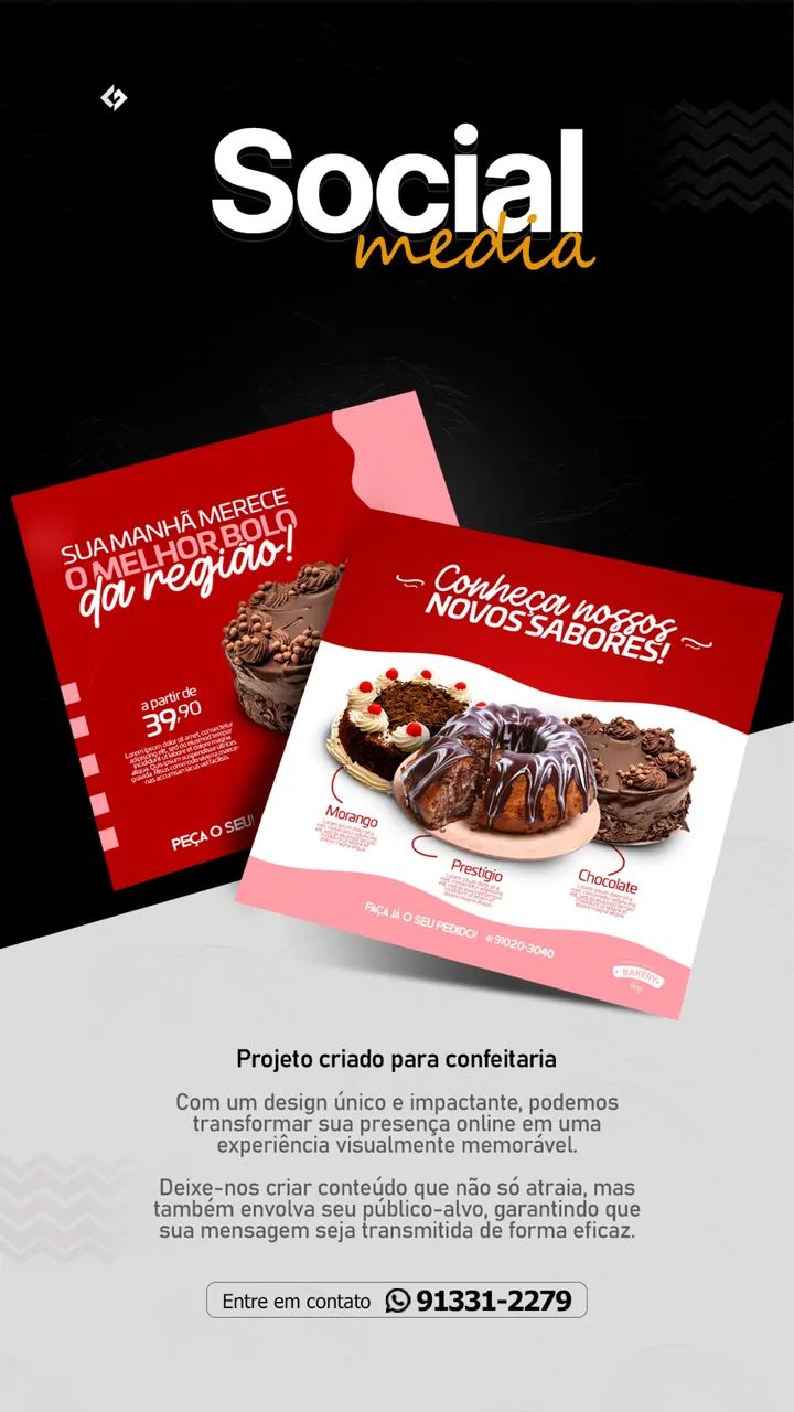 Faço FREELANCER como DESIGNER GRÁFICO/SOCIAL MEDIA - Foto 3