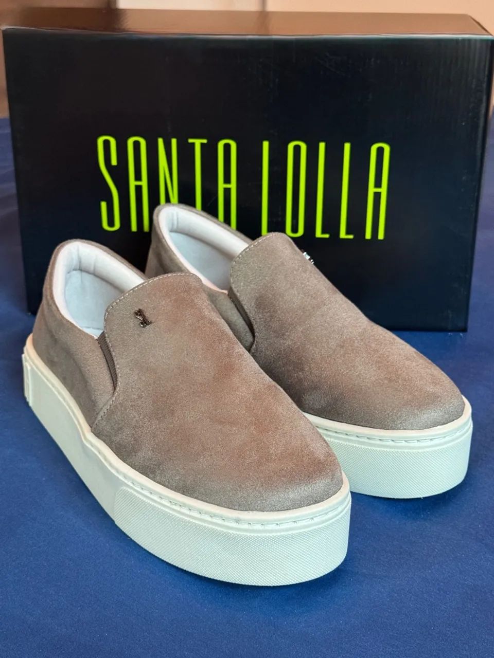 Tenis Slip On Plataforma Santa Lolla