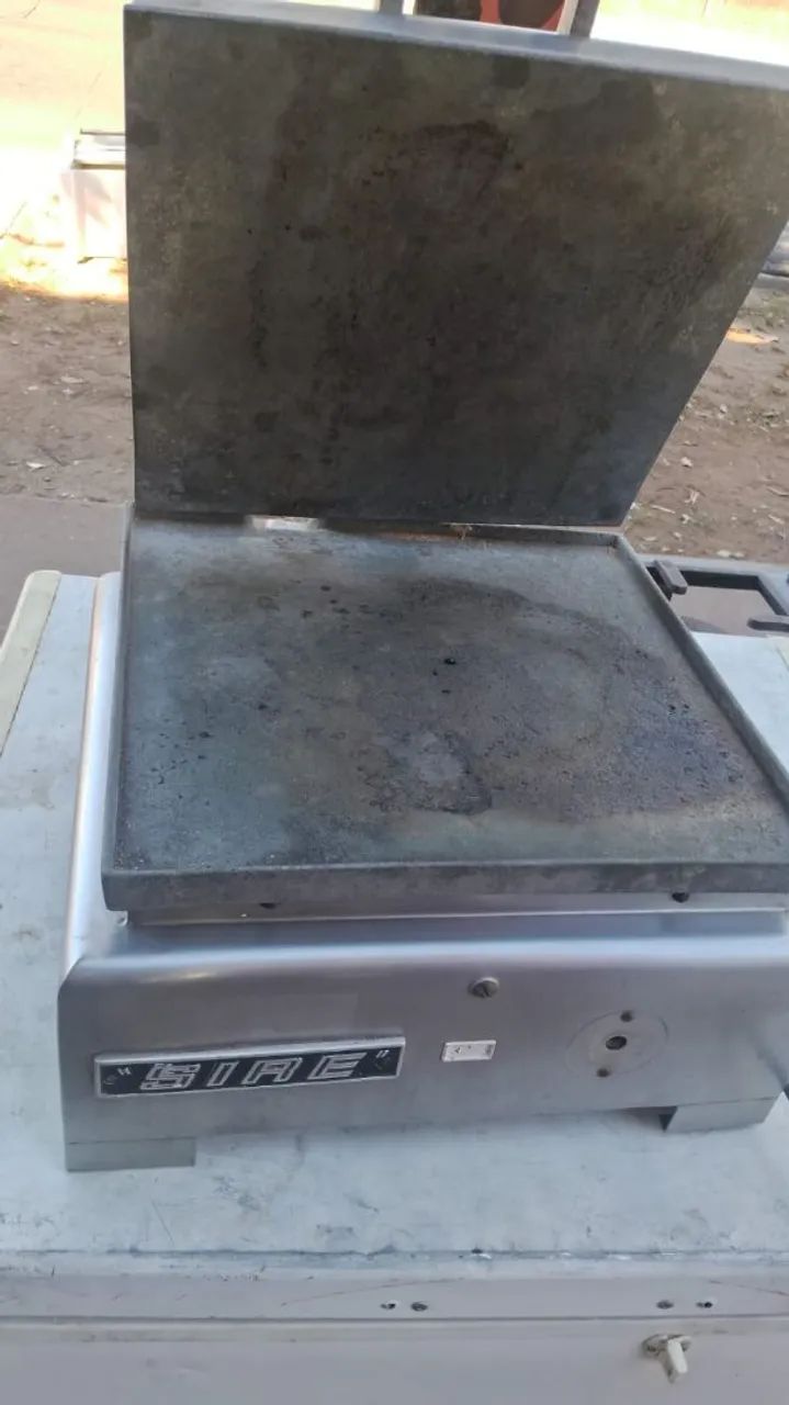 Chapa de lanche elétrica conjugada SIRE 220v - Foto 2
