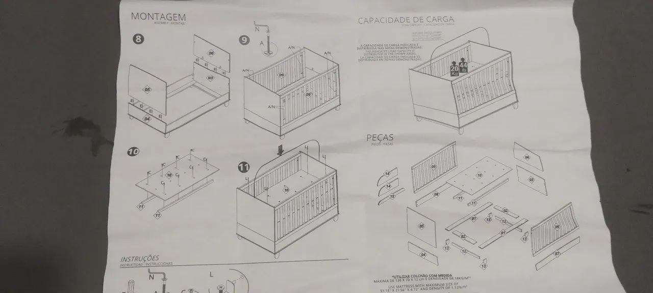 Berço 2 em 1