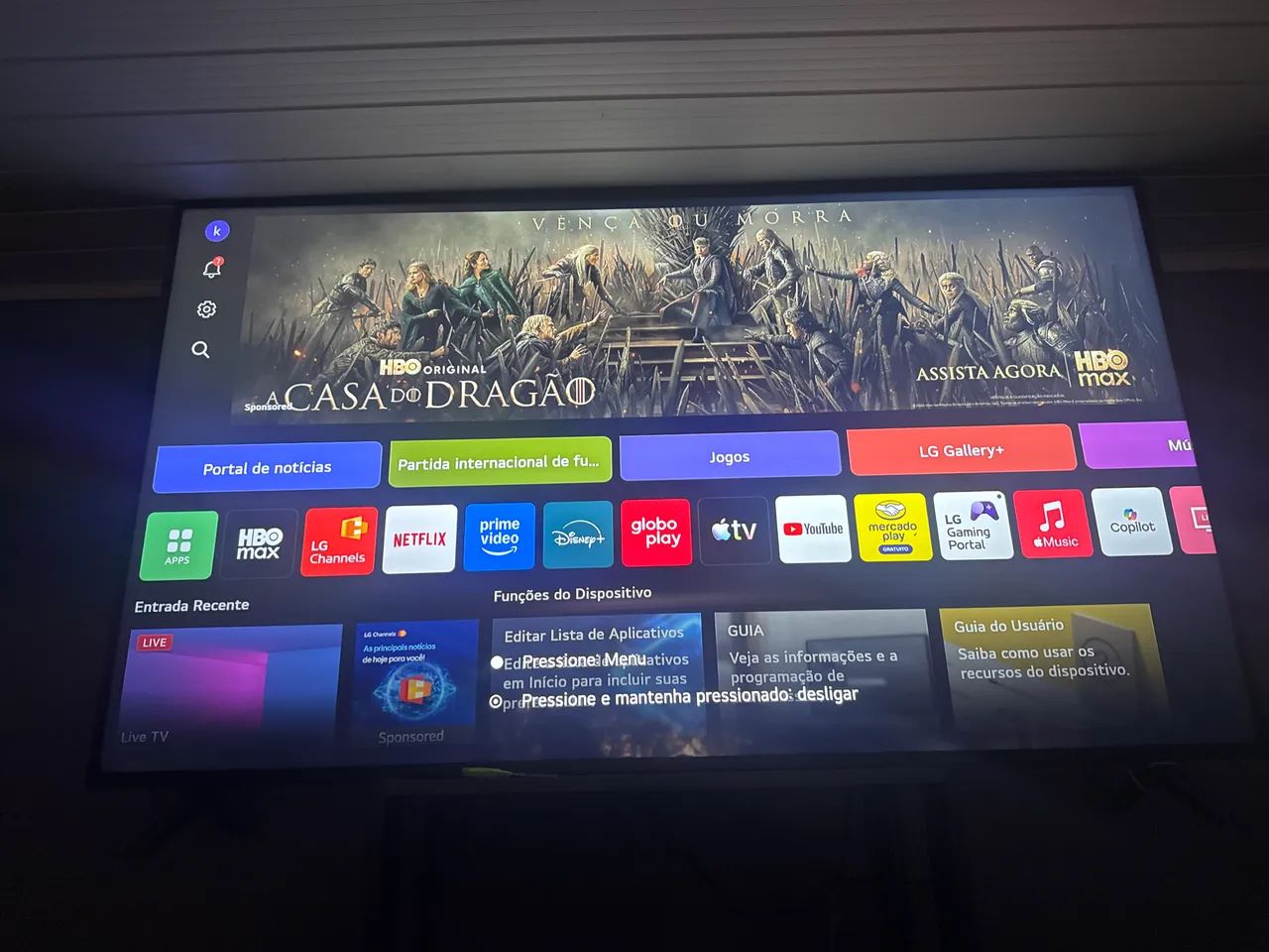 TV 65 polegadas LG