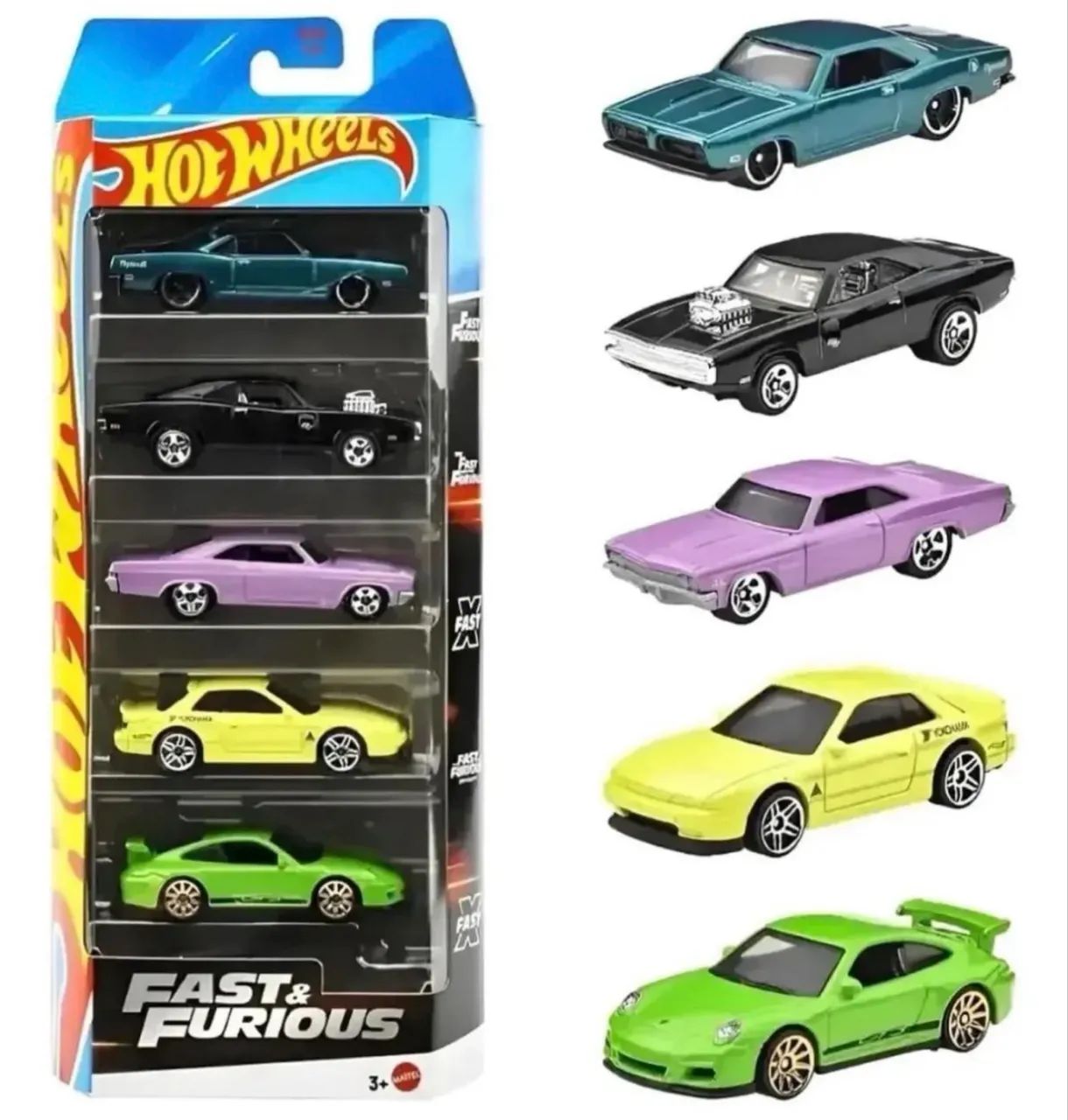 Pack velozes e furiosos Hot wheels