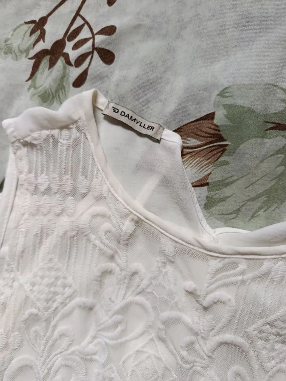 Blusa damyller de renda  - Foto 5