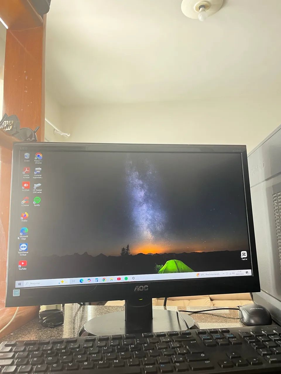 Monitor AOC 20? - Funcionando perfeitamente - Foto 4