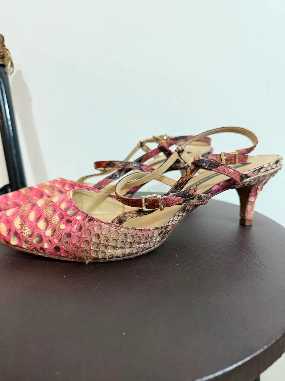 scarpin jorge bischoff cobra rosa 37 - Foto 2