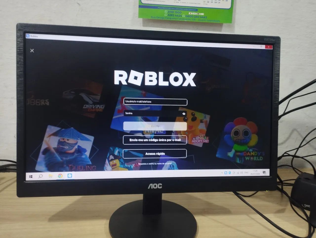 Monitor AOC 19 polegadas HDMI e VGA <br>Resolução 1920x1080
