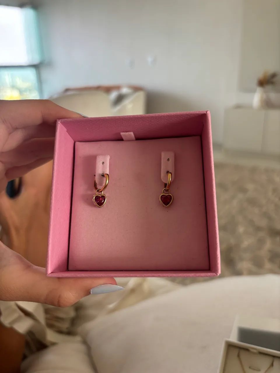 Conjunto Swarovski Coração - brinco e colar  - Foto 4