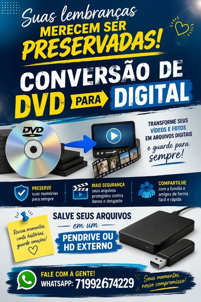 Conversão de Fitas VHS para Digital  - Foto 2