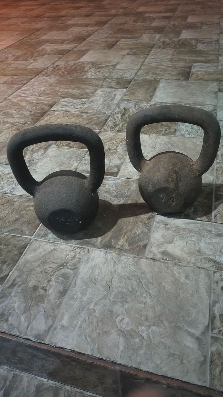 2 kettlebell de 14 kg