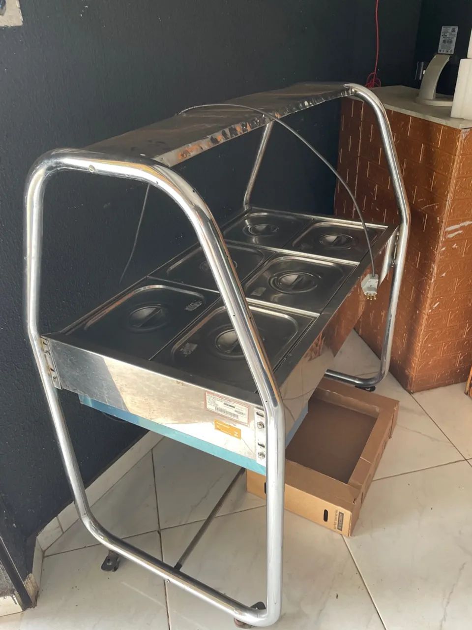 Coifa quente para comida 