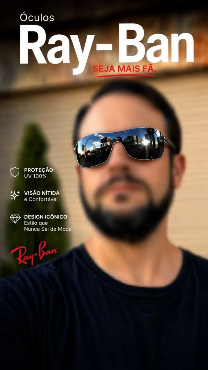 Óculos Ray Ban, Original  - Foto 4