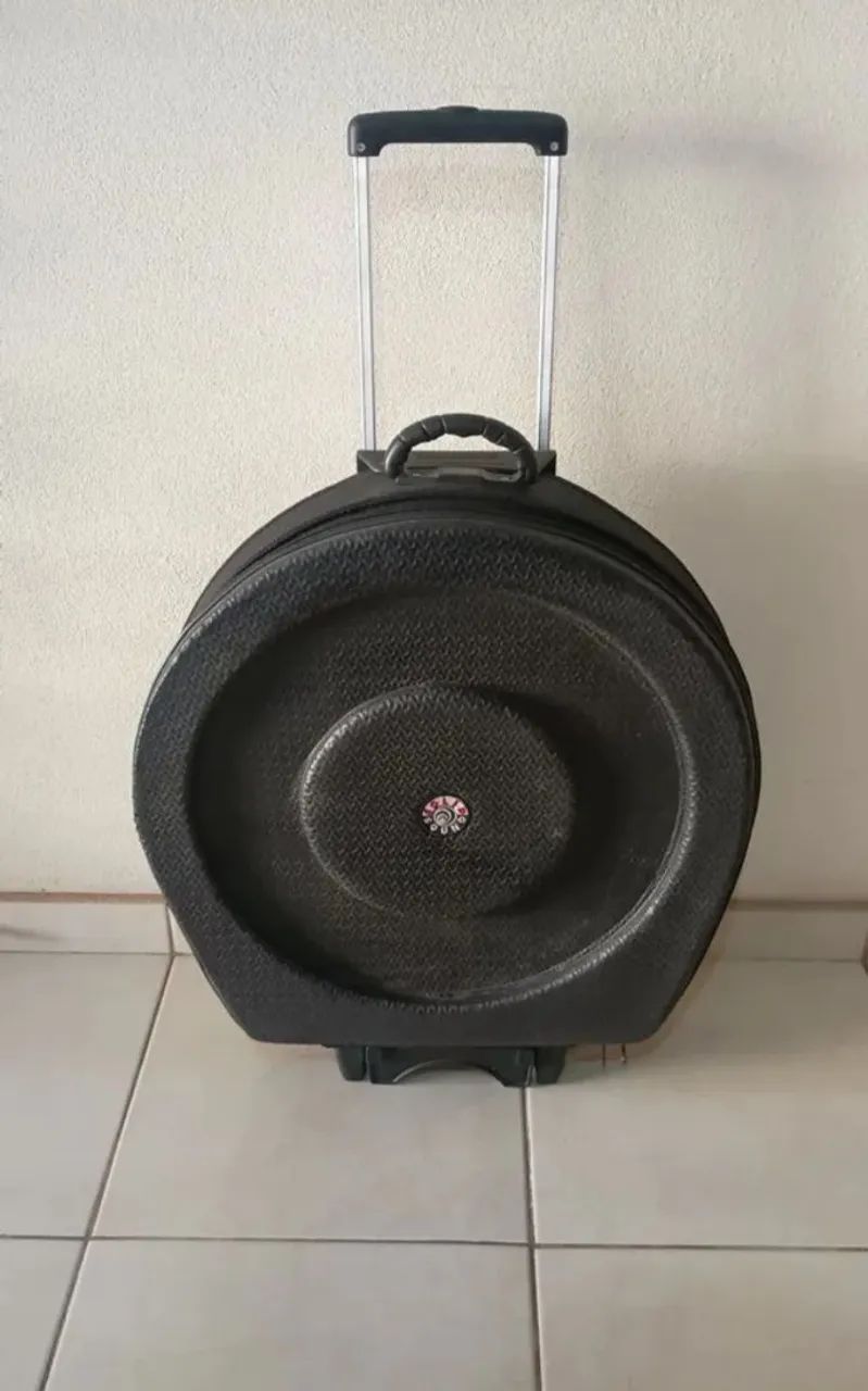 Semi Case de Pratos de Bateria Solid Sound c/ Rodas até 22 Polegadas